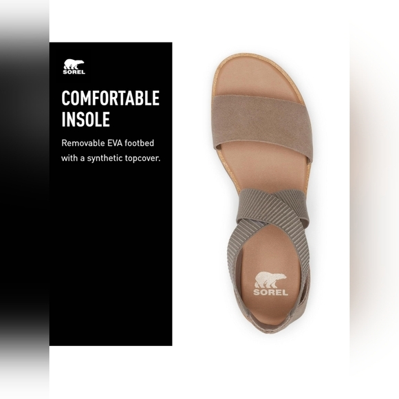 Sorel Ella II Woman Flat Comfy‎ Sandal Size 6.5 main image 7
